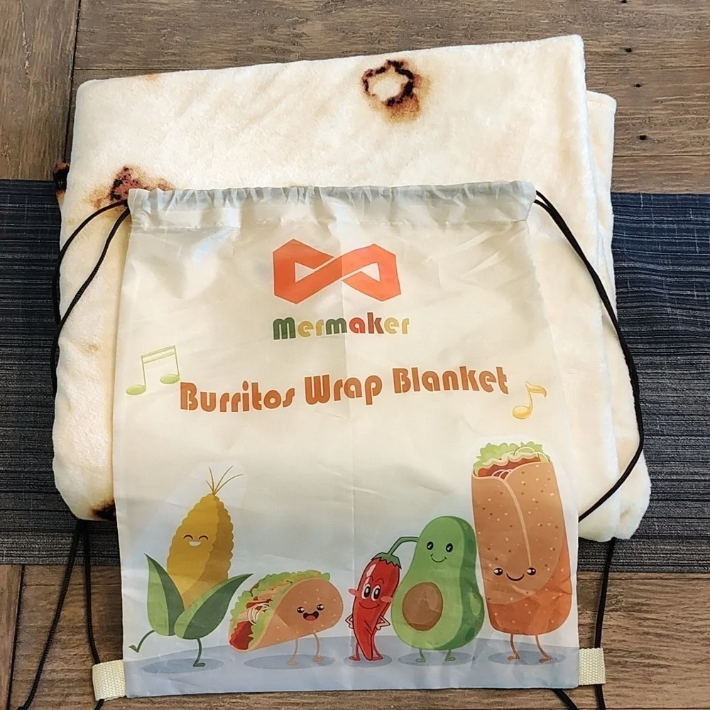 New Burritos Wrap Blanket